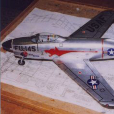 SK-15. NORTH AMERICAN F-86D SABRE JET