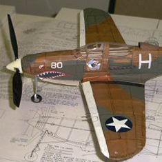 KIT # 36-LC. BELL P-39 AIRACOBRA. WW2 U.S. ARMY AIR FORCE AND RUSSIAN FIGHTER